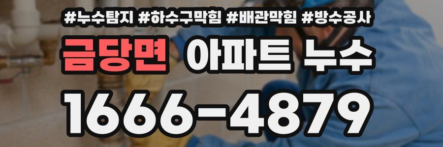 금당면 아파트 누수