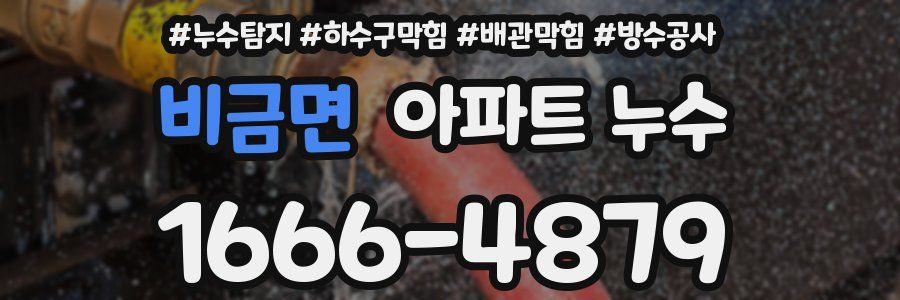 비금면 아파트 누수