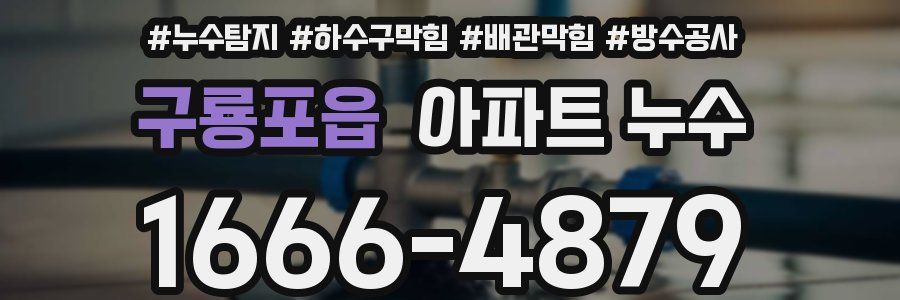 구룡포읍 아파트 누수