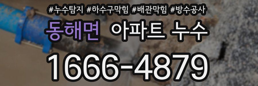 동해면 아파트 누수