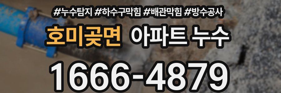 호미곶면 아파트 누수