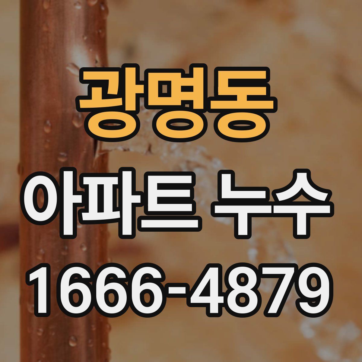 광명동 아파트 누수