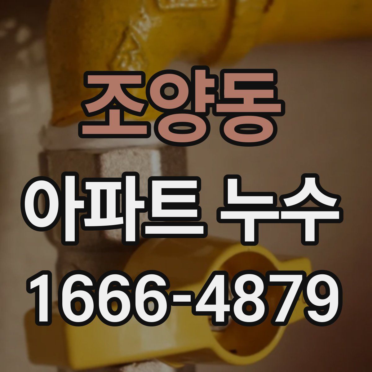 조양동 아파트 누수
