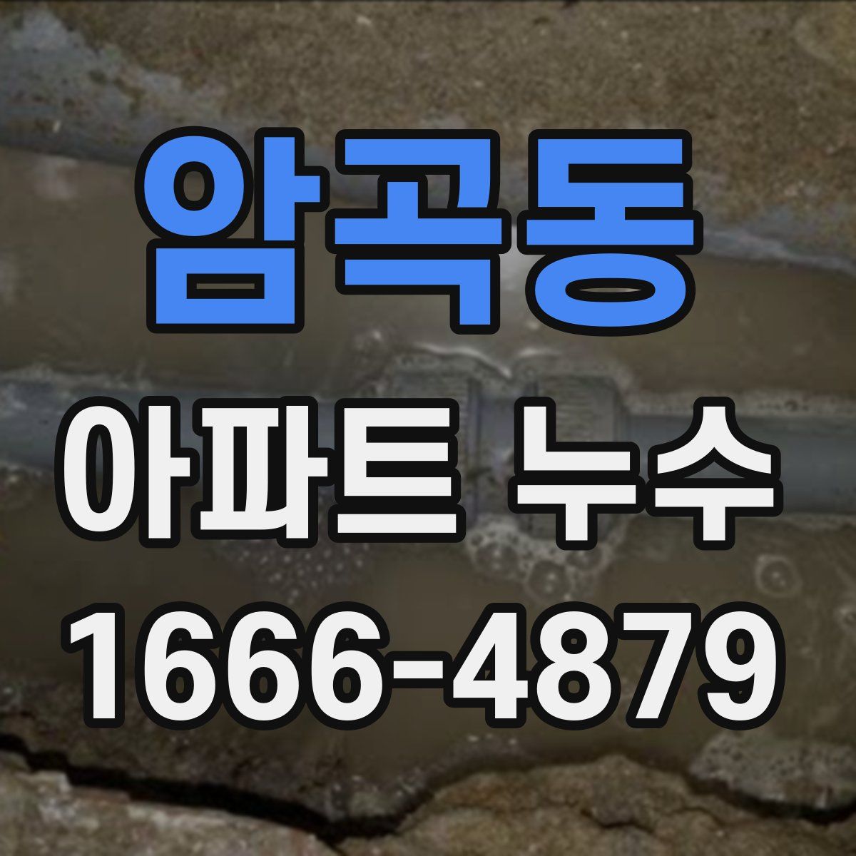 암곡동 아파트 누수