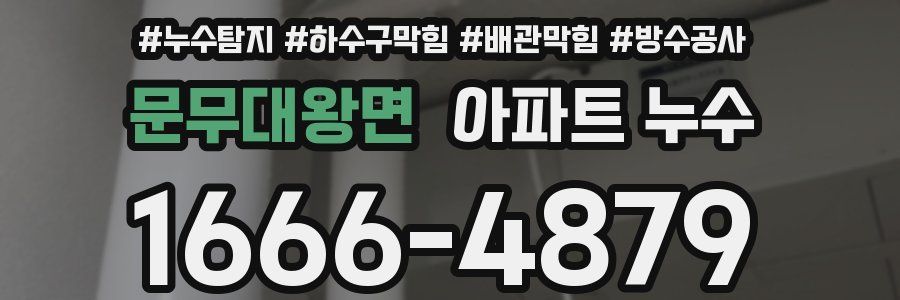 문무대왕면 아파트 누수