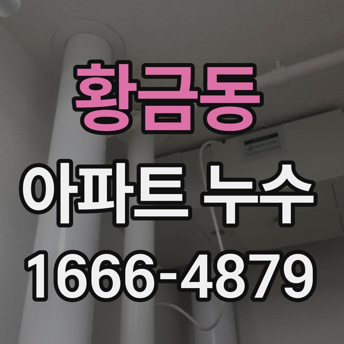 황금동 아파트 누수