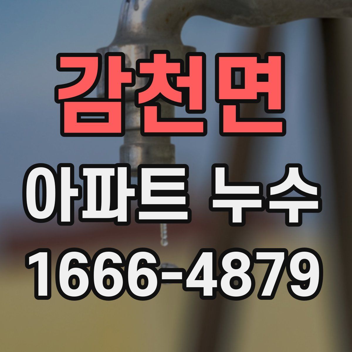 감천면 아파트 누수