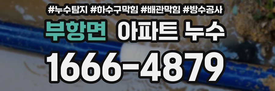 부항면 아파트 누수