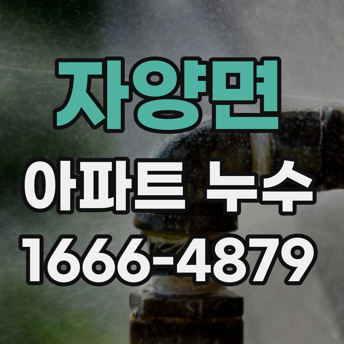 자양면 아파트 누수