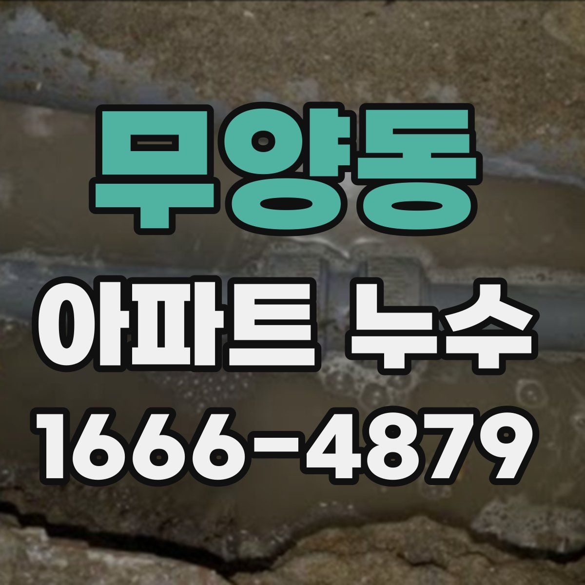 무양동 아파트 누수