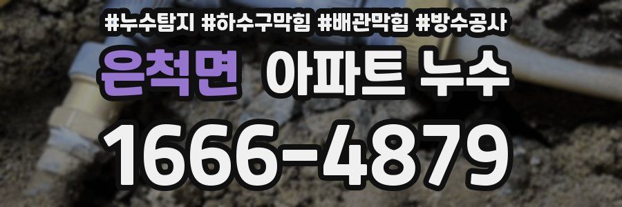 은척면 아파트 누수