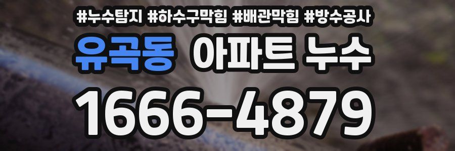 유곡동 아파트 누수