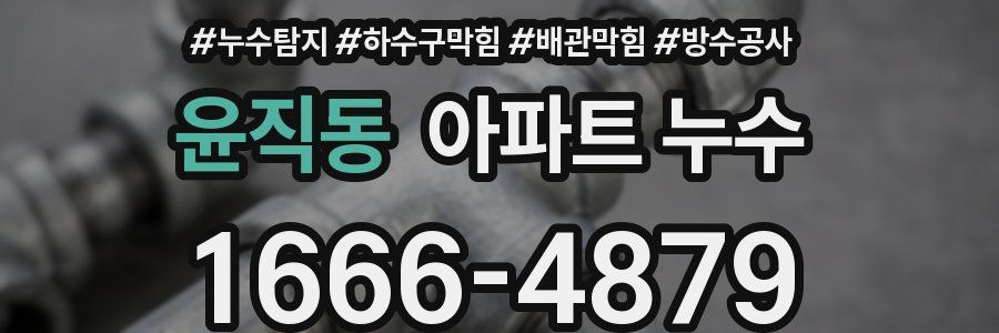 윤직동 아파트 누수