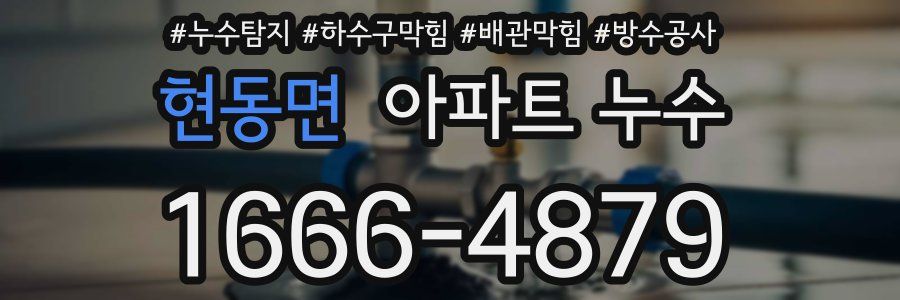 현동면 아파트 누수