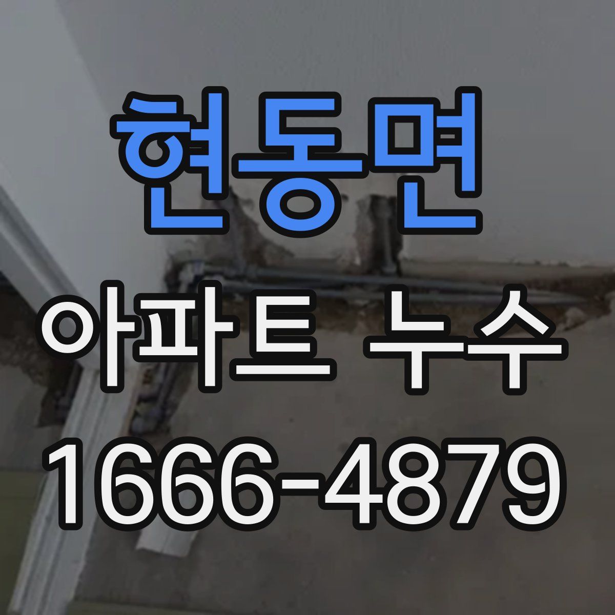 현동면 아파트 누수