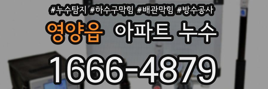 영양읍 아파트 누수