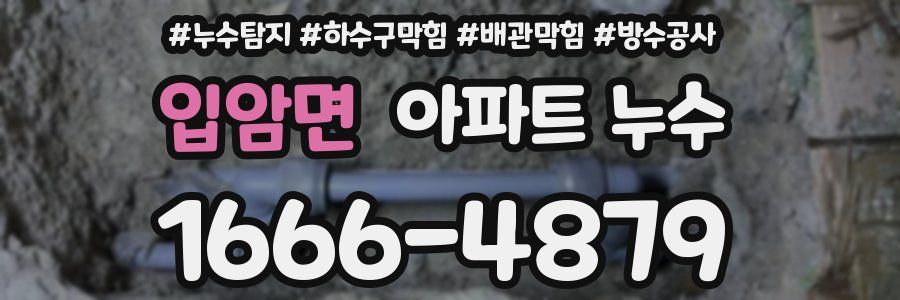 입암면 아파트 누수