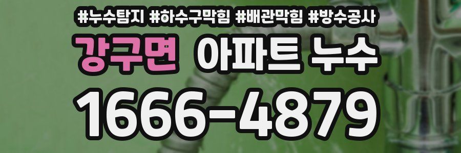 강구면 아파트 누수