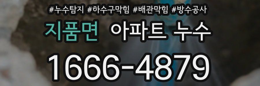 지품면 아파트 누수