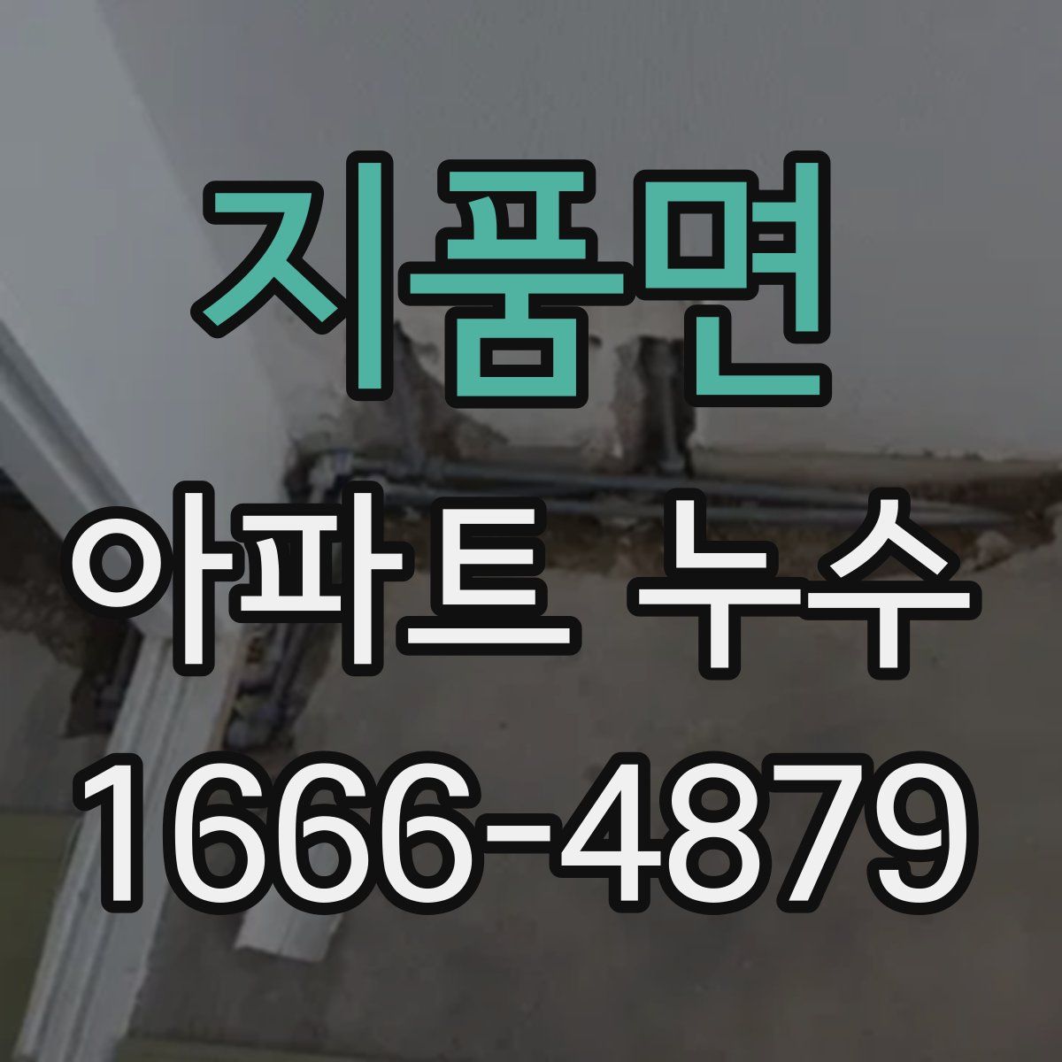 지품면 아파트 누수