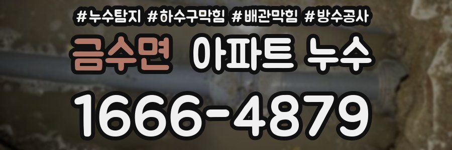 금수면 아파트 누수