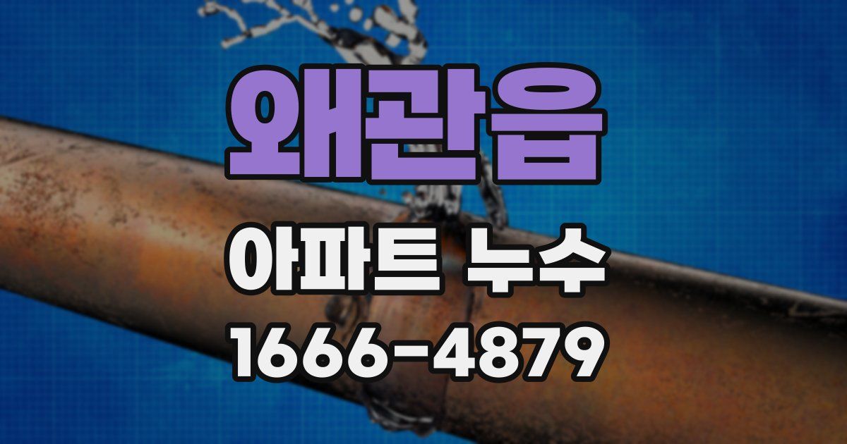왜관읍 아파트 누수