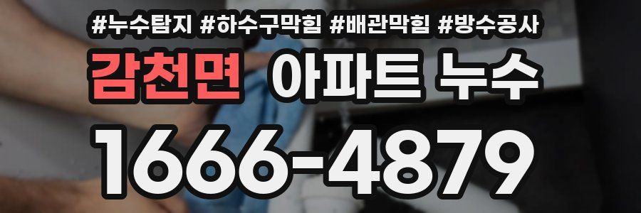 감천면 아파트 누수