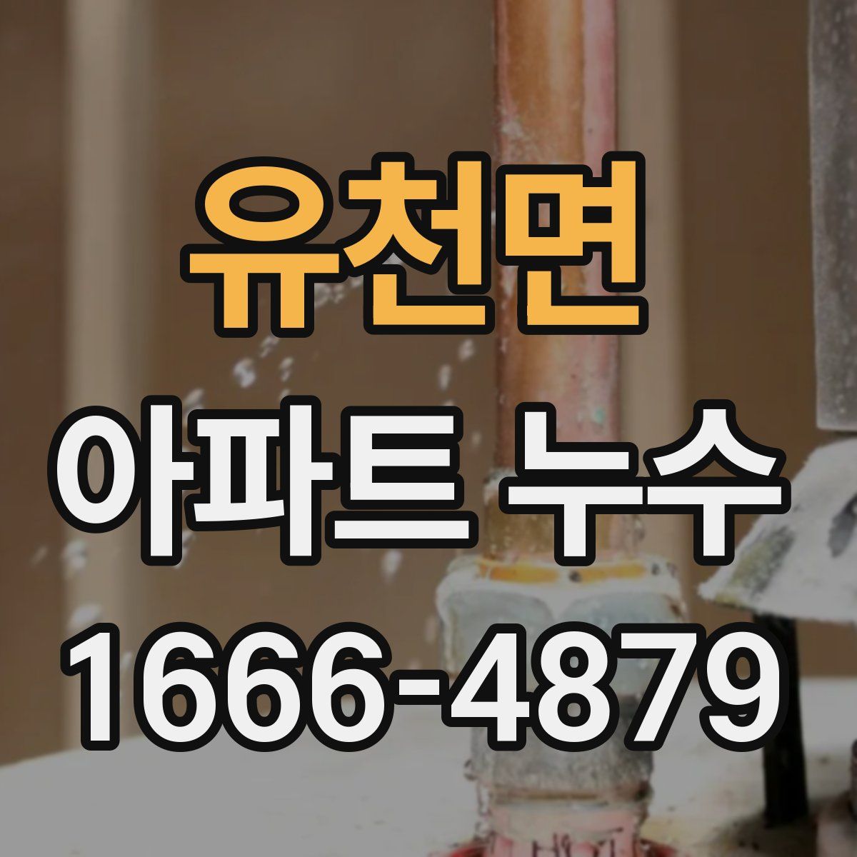 유천면 아파트 누수