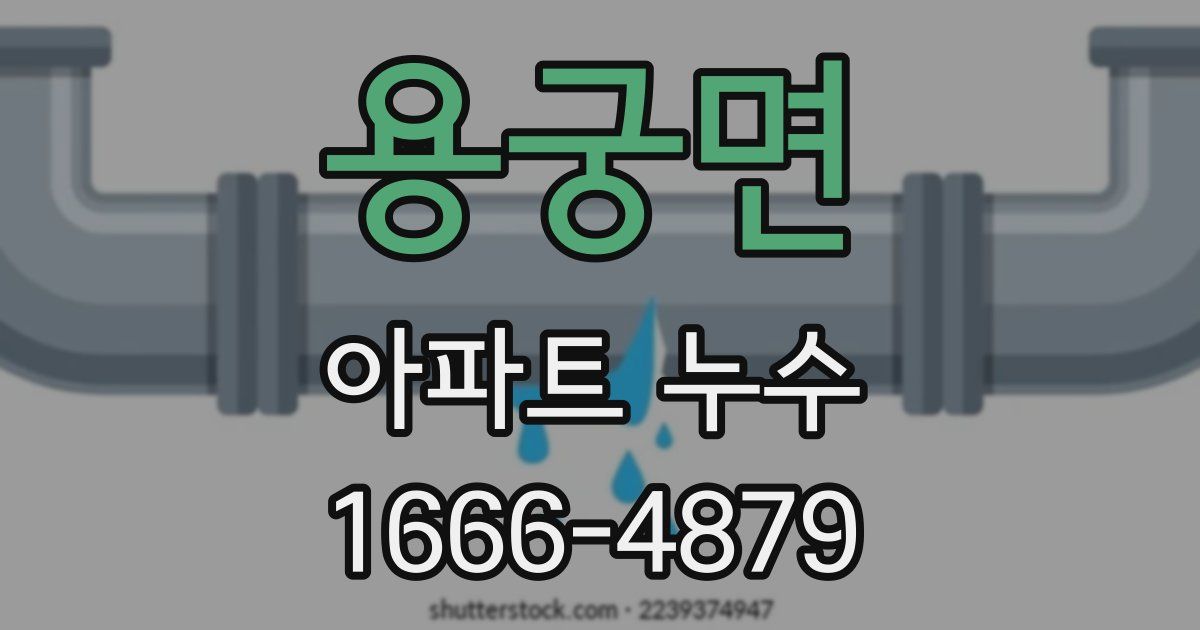 용궁면 아파트 누수