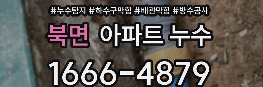 북면 아파트 누수