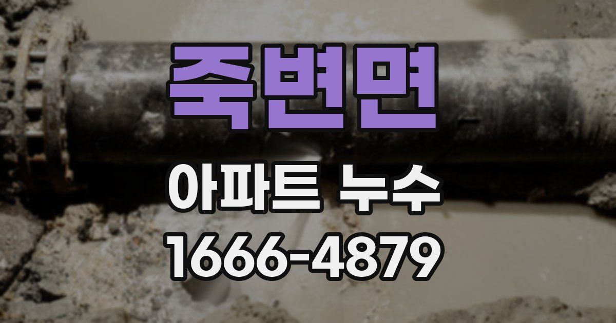 죽변면 아파트 누수