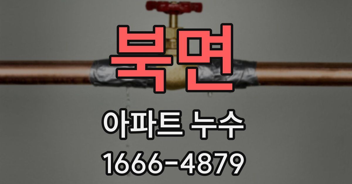 북면 아파트 누수