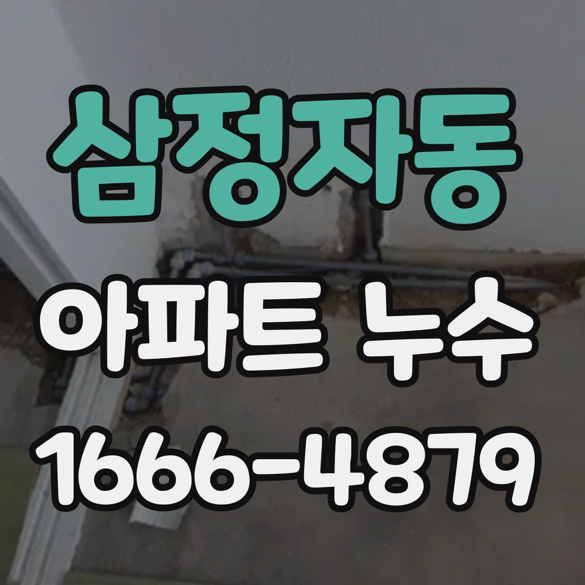 삼정자동 아파트 누수