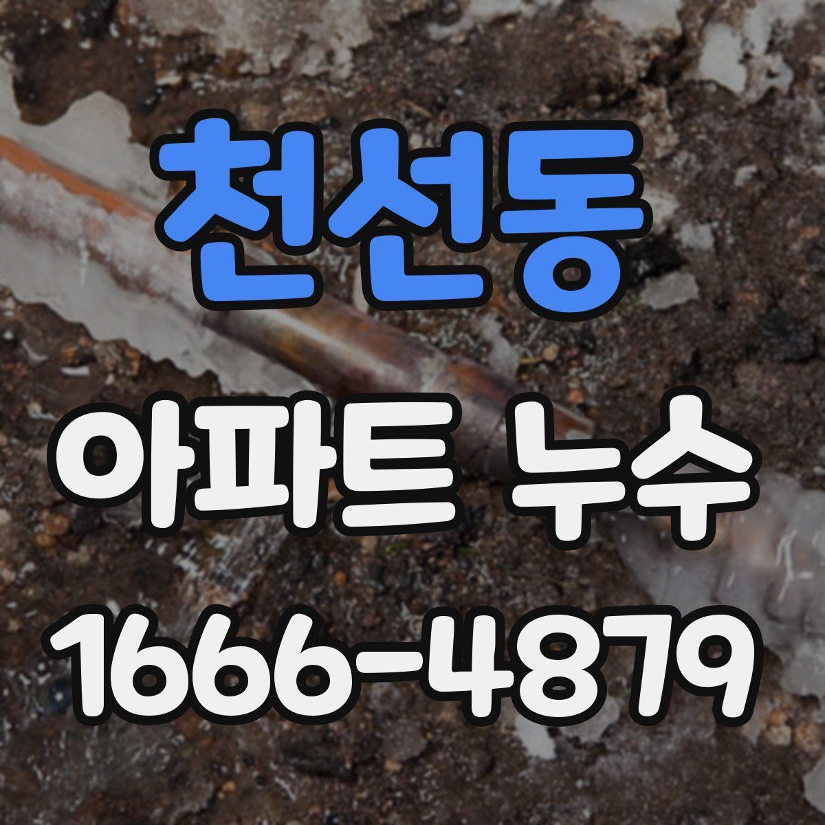 천선동 아파트 누수