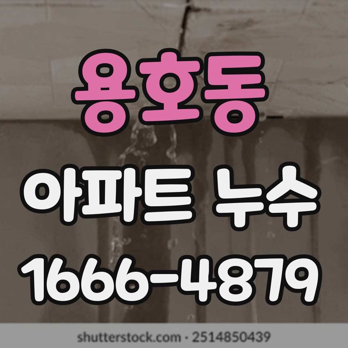 용호동 아파트 누수
