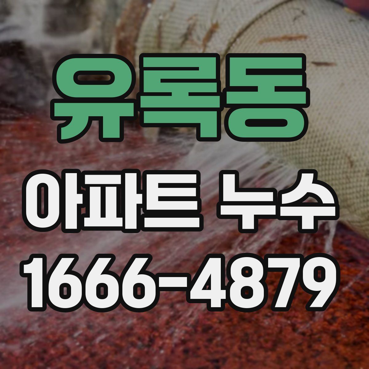 유록동 아파트 누수