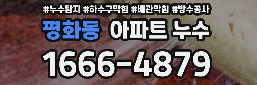 평화동 아파트 누수