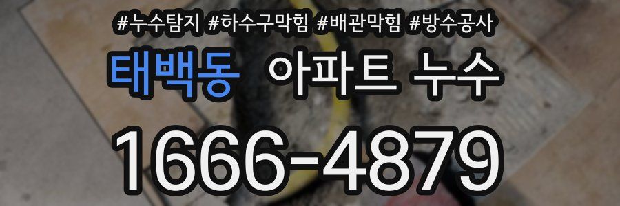 태백동 아파트 누수