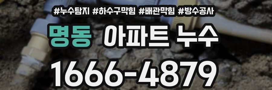 명동 아파트 누수