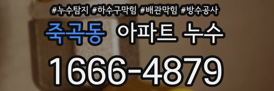 죽곡동 아파트 누수