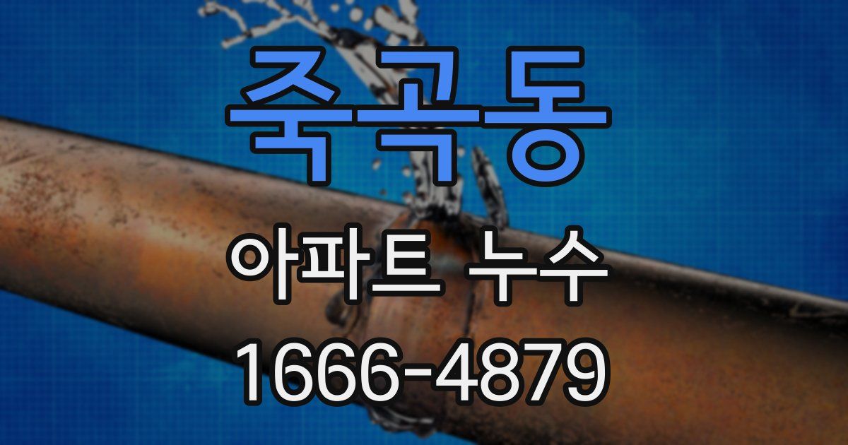 죽곡동 아파트 누수