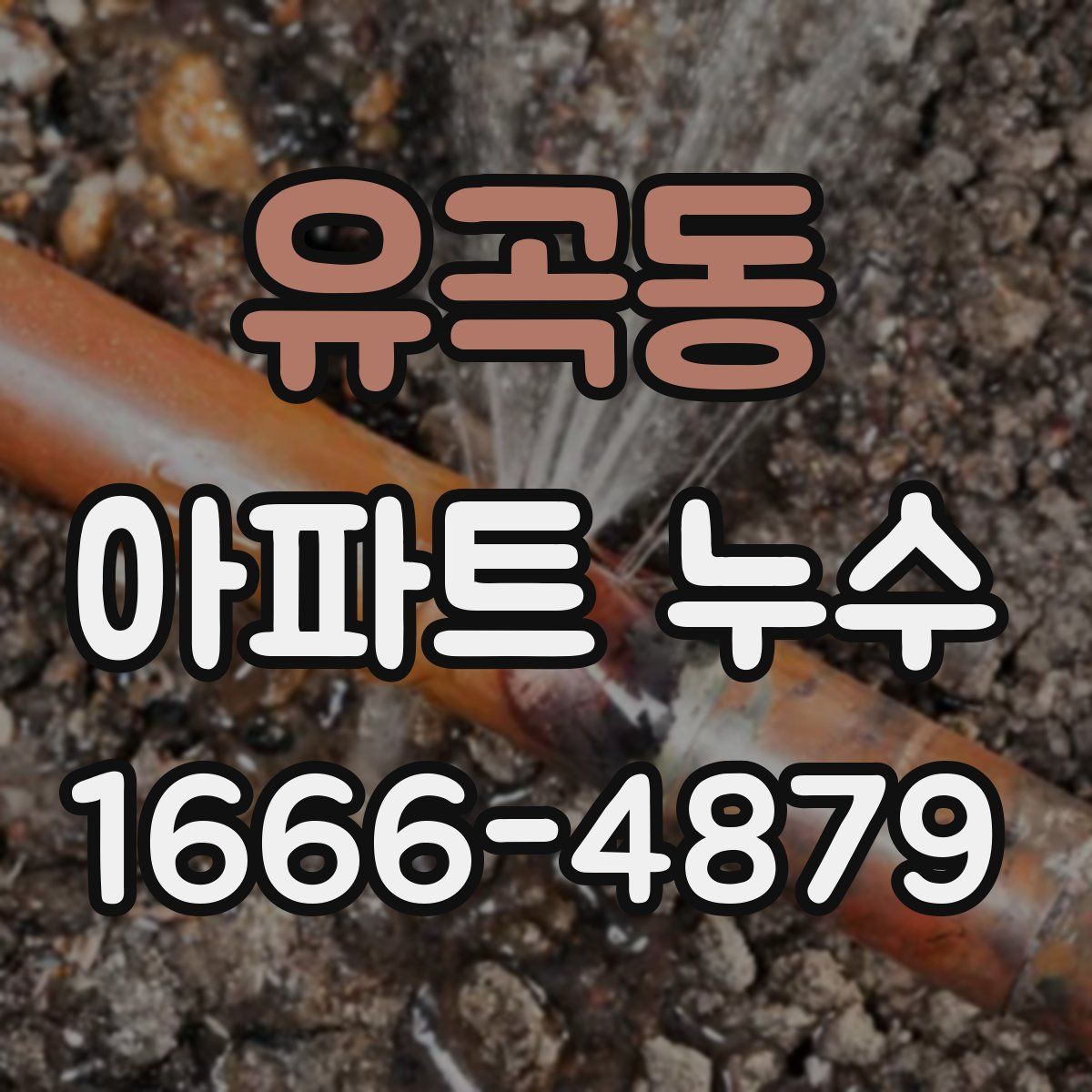 유곡동 아파트 누수