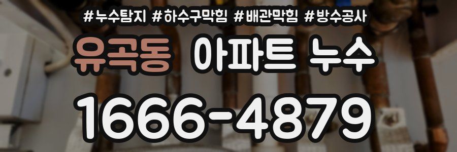 유곡동 아파트 누수