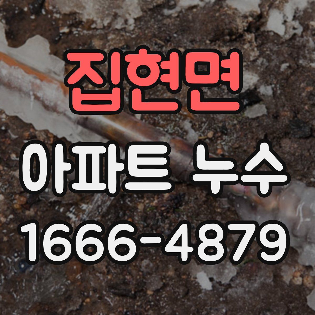 집현면 아파트 누수