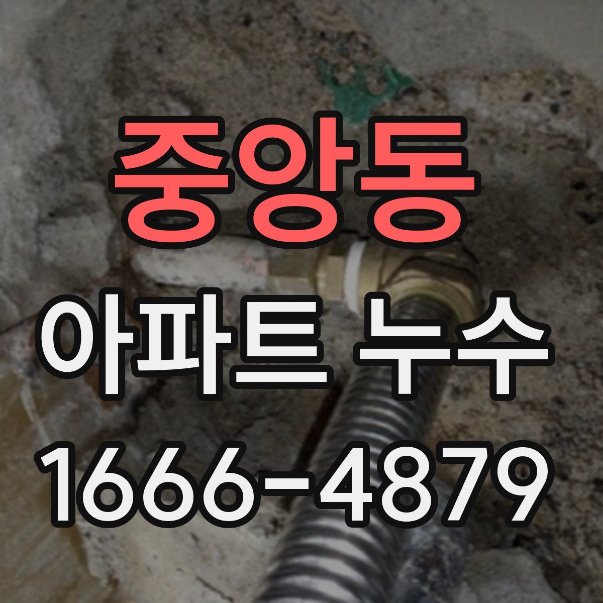중앙동 아파트 누수