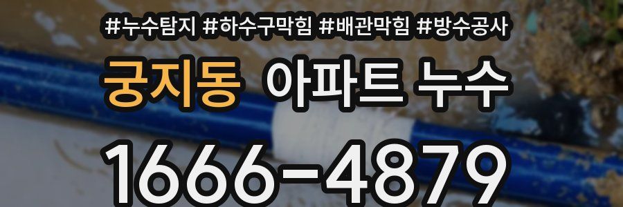 궁지동 아파트 누수