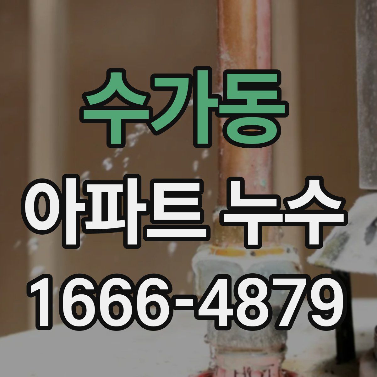 수가동 아파트 누수