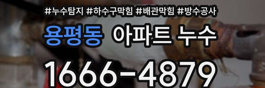용평동 아파트 누수
