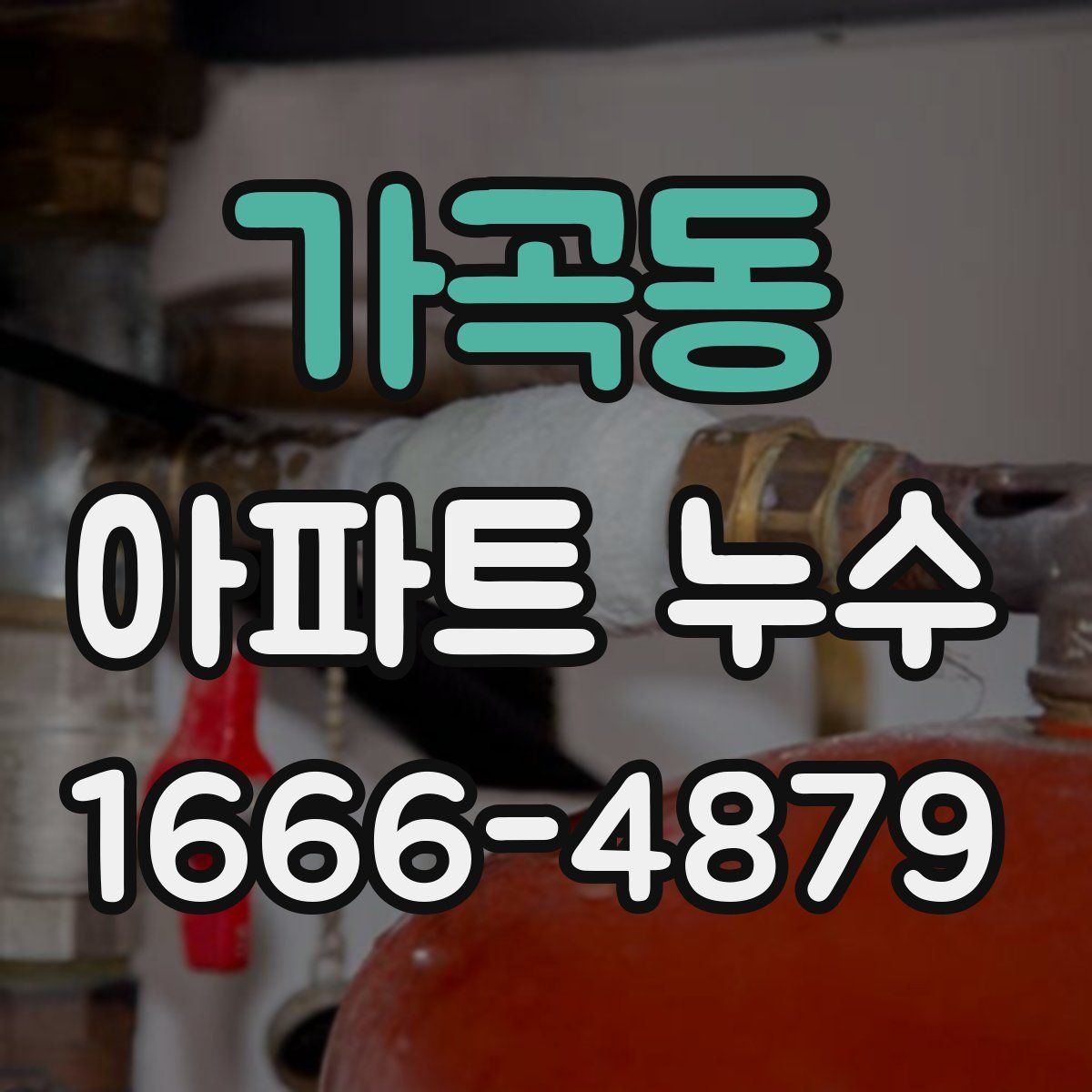 가곡동 아파트 누수