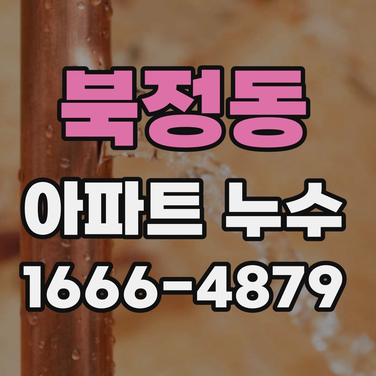 북정동 아파트 누수